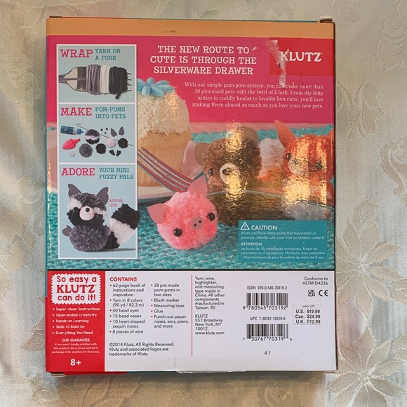 Mini Pom-Pom Pets and Furry Llama Pillow Activity Kits - Picture 3 of 5